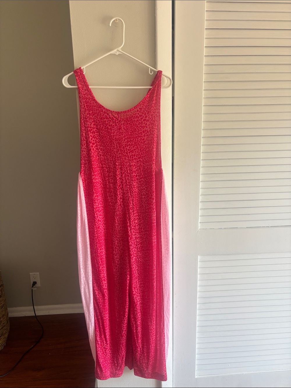 Pitusa Hot Pink Leopard-Print Maxi